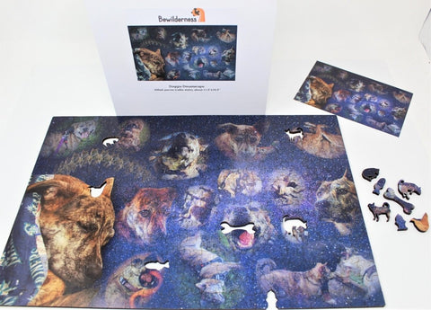 "Doggy Dreamscape" - 380 Pieces, Classic Whimsy Puzzle