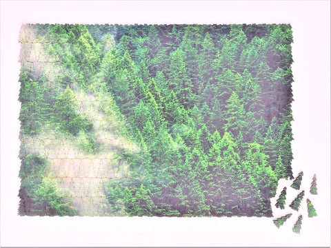"Forest Mist" - 550 Pieces, Tessellation Puzzle - Bewilderness
