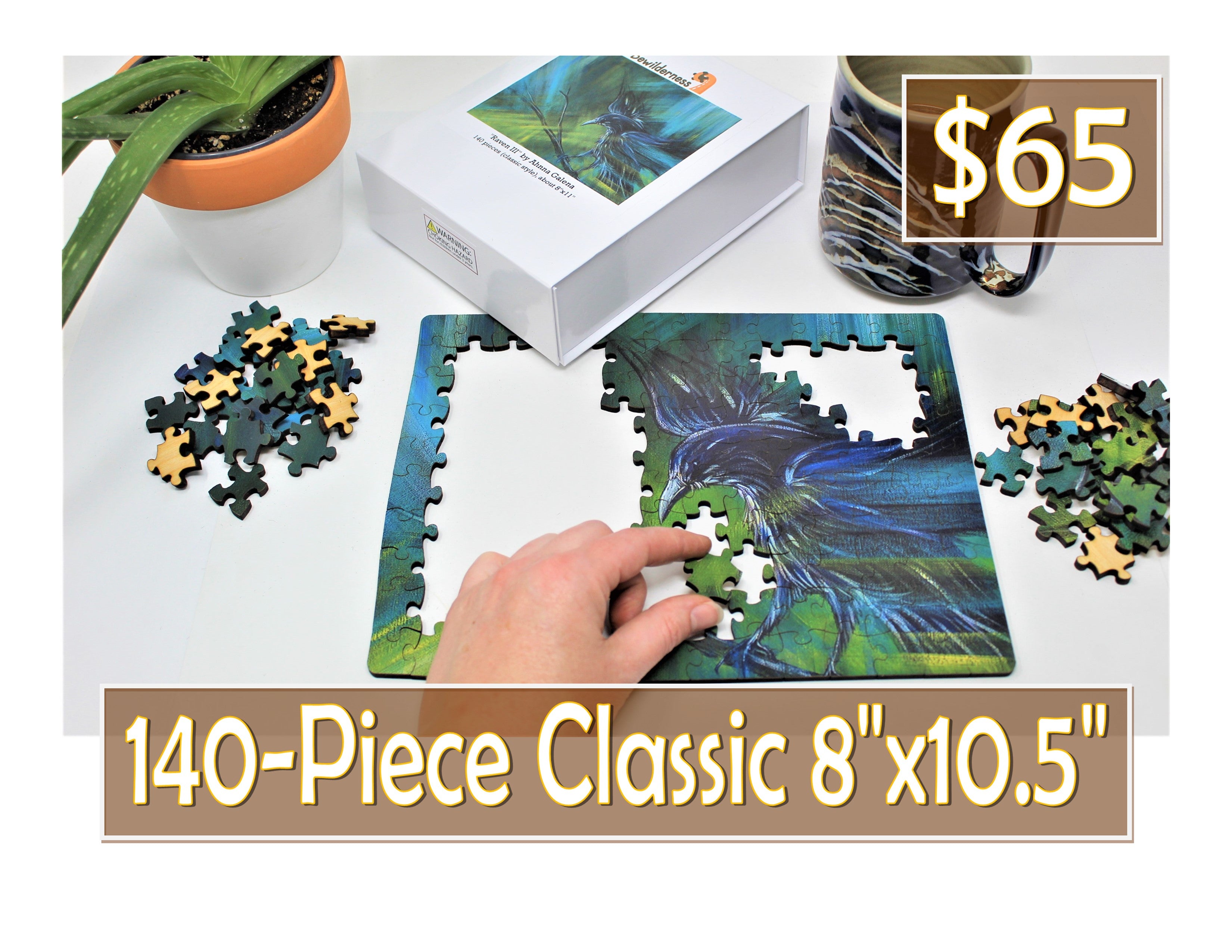 Custom Puzzle - 50-375 pieces, Choose Image, Size, and Cut Pattern